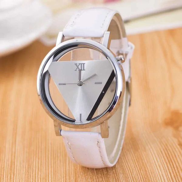 Simple Casual Design INS Women Watch Personalized Double-sided Hollow Trendy Triangle Quartz Wristwatch Female Clock Gifts Z250207