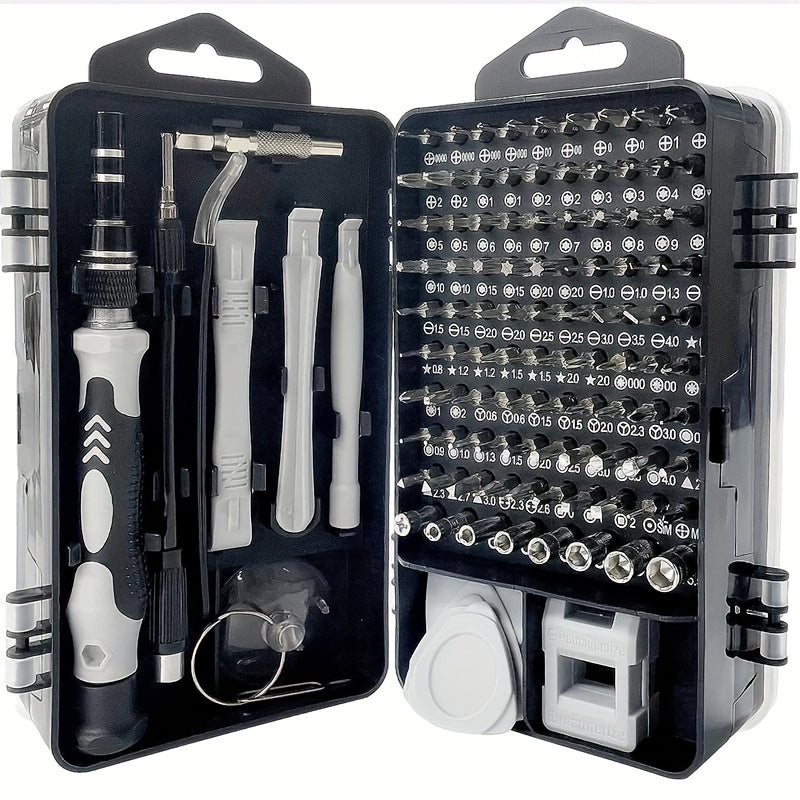 TEMU 115pcs Precision Screwdriver Kit, Precision Computer, Smart Phone, Watch Repairing Removal Hand Tool Kit, 115 In 1 Hand Removal Tool Screwdriver
