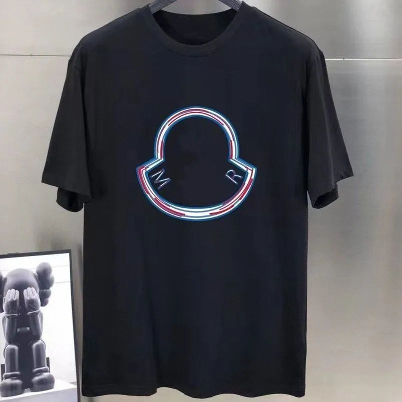 Men&#039;s Tee shirts Black and white Fashion Alphabet Street Rabbit Fashion Casual 100% cotton Breathable anti-wrinkle men&#039;s and women&#039;s