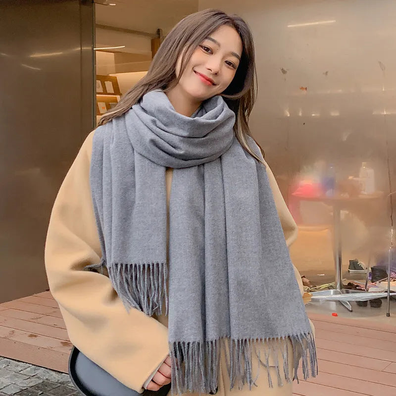Designer Stylish Women Scarf Cashmere Full Letter Printed Scarves Soft Touch Warm Wraps Autumn Winter Long Shawls