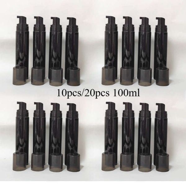 10Pcs100mlfoam Dispenser Travelg Foam Bottleplastic Empty Pump Bottle For Shampoo & Cosmetic Cleansing (Black)