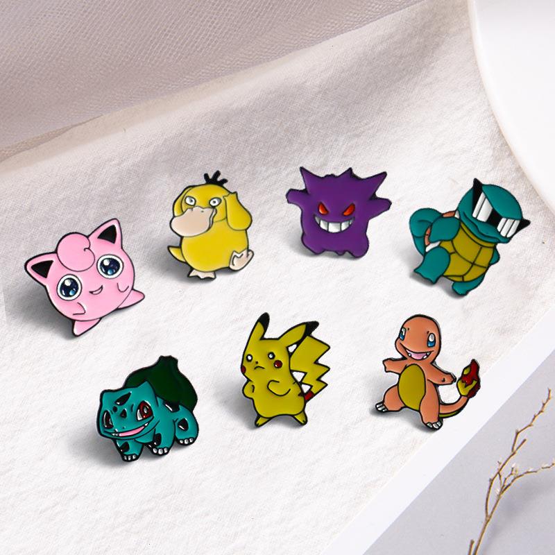 yellow elf duck turtle brooch Cute Anime Movies Games Hard Enamel Pins Collect Metal Cartoon Brooch Backpack Hat Bag Collar Lapel Badges