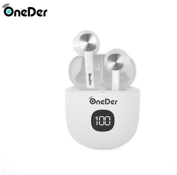 OneDer W16 TWS 6D Bluetooth 5.0 Earphones Wireless Mini Earbuds Touch Control Sport in Ear Stereo Cordless Headset for Android IOS Cell Phon