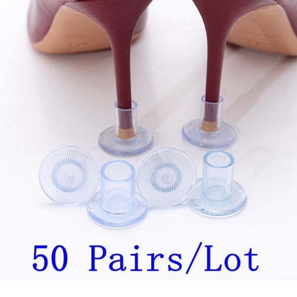 Shoe Parts Accessories 50 PasangLot Pelindung Tumit Tinggi Heeler Stiletto Menari Meliputi Antiselip Silikon Heel Stopper untuk Pernikahan P