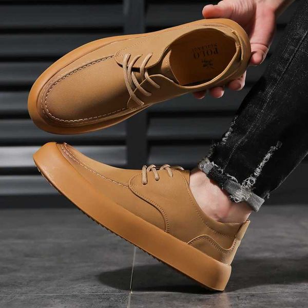 High Quality Genuine leather mens formal shoes Itan lace up casual shoes luxury brand dresses mens shoes M Hbre T241120