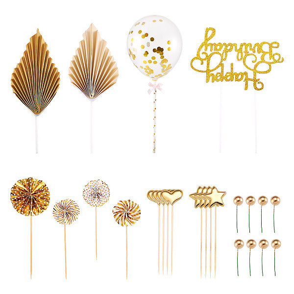 Accessori fai da te per artigianato di compleanno in carta glitterata