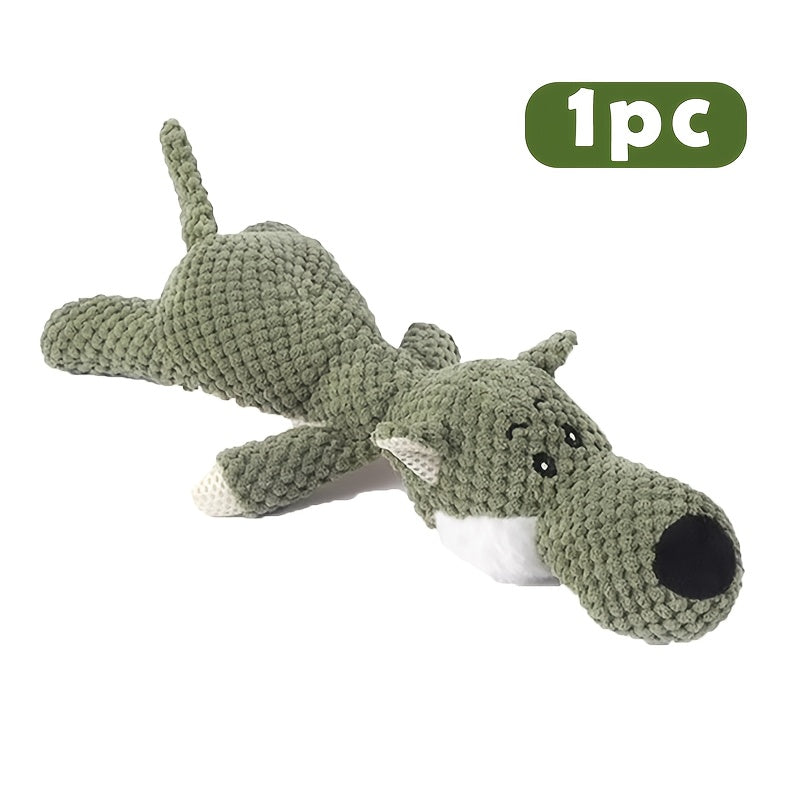 TEMU Anti Bite Dog Toys-squeezing And Tear Resistant Plush Toys, Lion Prone Toys, Self Entertaining Chew Toys, Plush Toys, Upgraded Reinforced ,