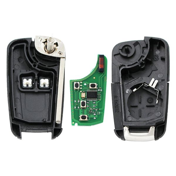 Ecusells Remote Car Key 315Mhz 433Mhz ID46 Chip HU100 for Opel Vauxhall Adam Astra J Cascade Corsa E Insignia Karl Mokka Zafira