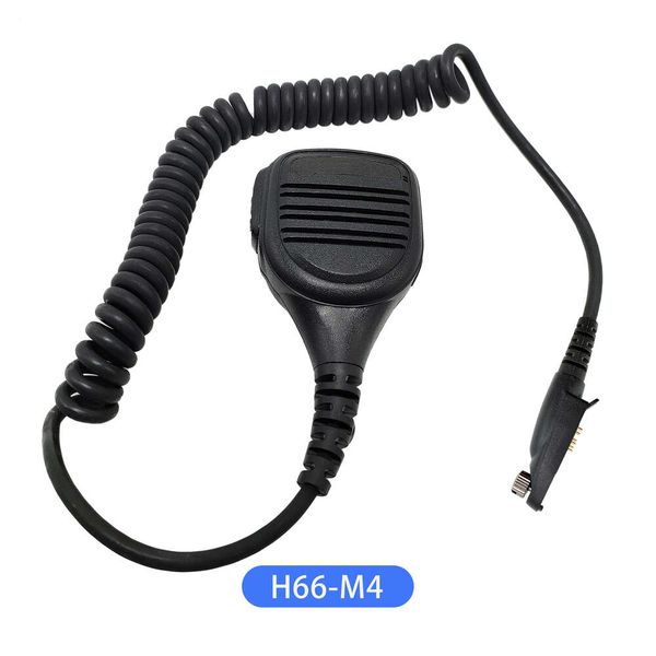 H66-M4 IP55 walkie talkie speaker microphone with M4 connector for Motorola GP388 GP328plus GP2000