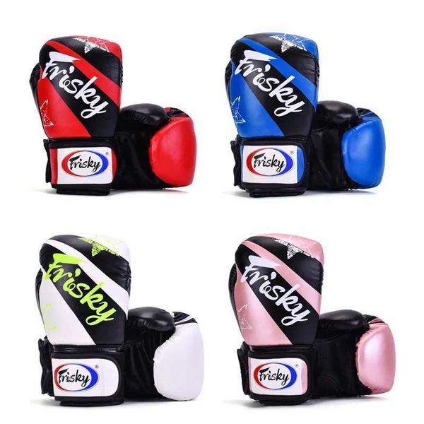 6-8-10-12oz Profional Boxing Gloves PU Breathab Sanda MMA Fighting Muay Thai Training Gloves Boxing Training GearXJ241028
