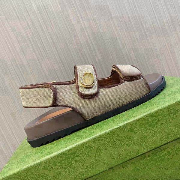 Designer sandals designer slippers slides designer women summer beach sliders women casual shoes platform sandalen simple khaki black sh0146