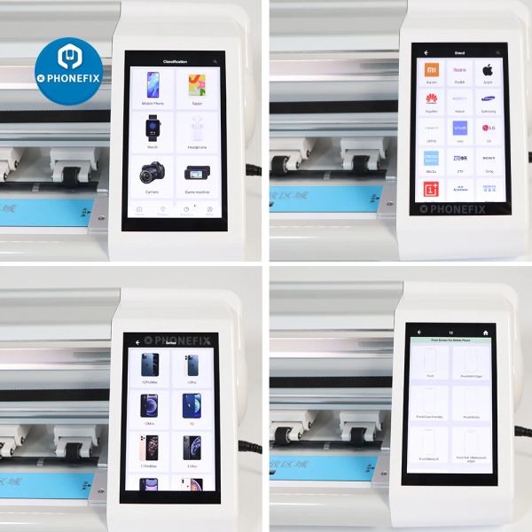 FX-866 Intelligent Screen Protector Hydrogel Film Cutting Machine for Smartphone Tablet Watch Hydraulic Membrane Cutter Plotter