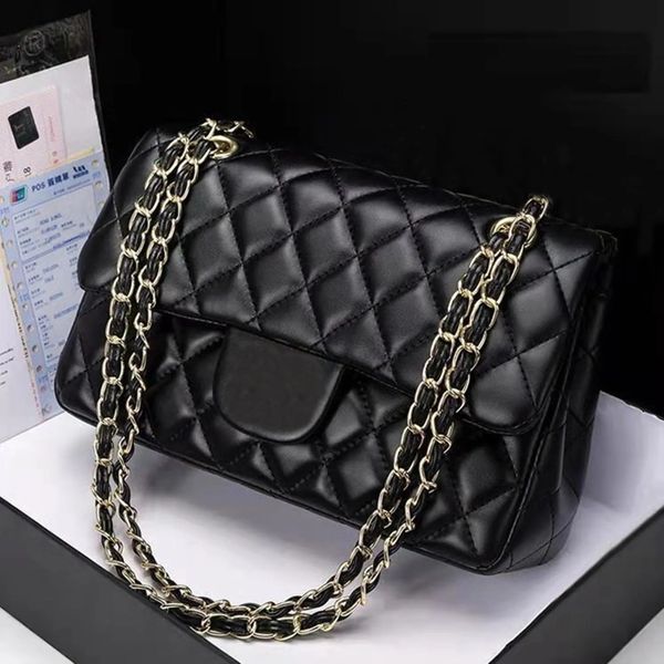 Designer Shoulder Handbag genuine leather bags WOMEN s crossbody bag Chain Bag Clutch Flap WOMAN purse