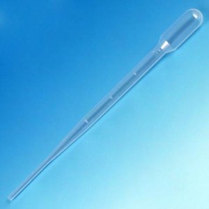 Globe Scientific Graduated Transfer Pipette, 5 mL, 1.8 mL Draw Volume, Box of 500