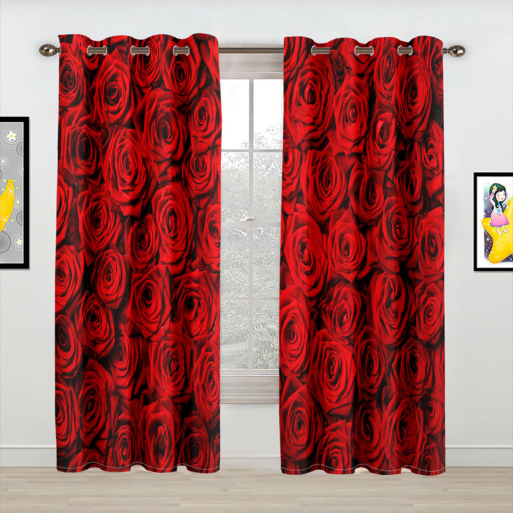 YL-37170 High-precision Customized 3D Curtain Printing Finished Landscape Wave Curtain Blackout Curtain