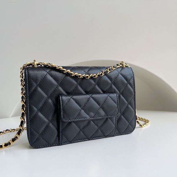 Designer Flap Bag Cowhide Shoulder Bag 10A Mirror Quality Chain Bag With Box C094