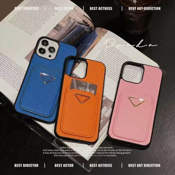 For iPhone 16 Pro Max Case Crossbody Phone Case Designer Apple iPhone 14 ProMax 13 12 11 15 Plus 16 Plus phone Case Card Holder Luxury Leath