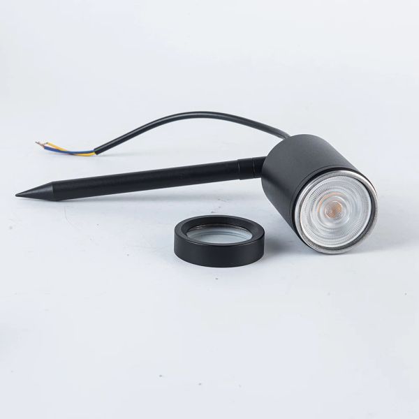 LED FloodLight IP66 Spike Garden Light 5W GU10 Bulb Pathway Lights Lawn Lights Outdoor Led Spotlight Warm White AC100 220V