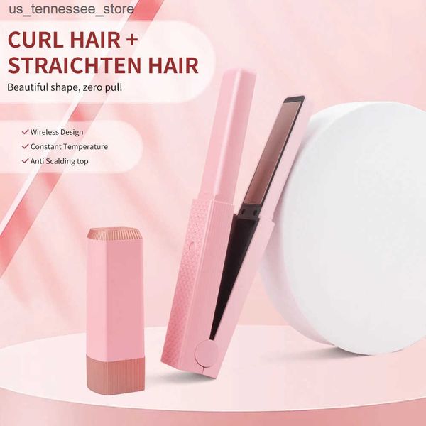 Hair Curlers Straighteners Curly Hair Styling Hair Straightening Comb Even Heat Distribution No Damage To Hair Styling Cli Mini Hair Straigh