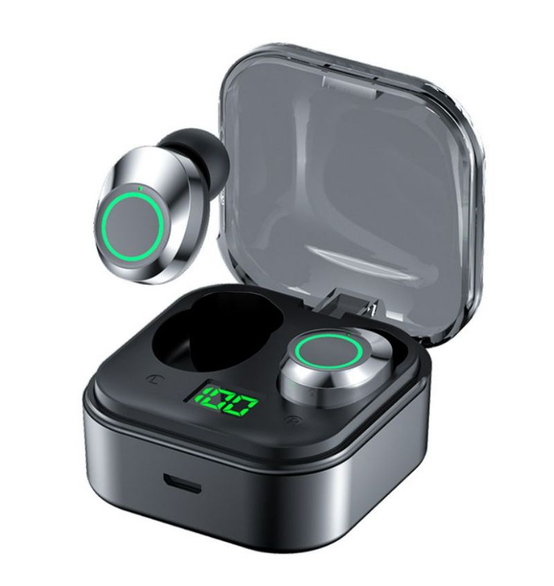 Wireless Earphone In-ear Earphone TWS Bluetooth headphone Sport Earphone YDmini Model Two Earbuds with built-in Microphone LED display high Quality