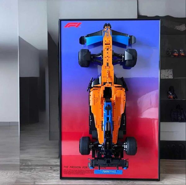 Blocks McLaren Formula Super Car Model Building Kit Bricks Childrens Birthday Gift Display SeriesY241109E9X0