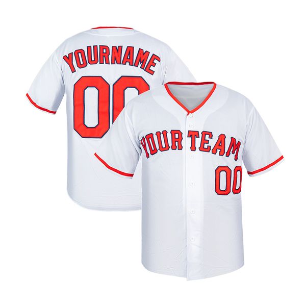 Custom Baseball Jersey Hipster Button Down Shirts Personalized Men-Women-Youth