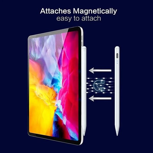 Magnetic Stylus Capacitive Drawing Pencil Second Generation Wireless charging Stylus for iPad Pro 3 11 12.9 Mini 6 Air 4 5 6 Tablet Pens