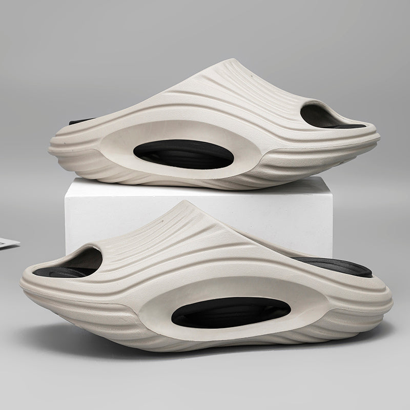 High Quality Men&#039;s Slippers Indoor Outdoor Sandals Beach Comfortable Soft Thick Slides Men Shoes Flip-flops Mens Home Slippers