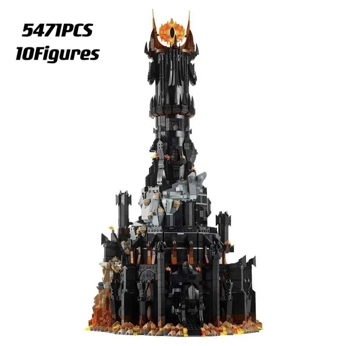 5471Pcs 2024 New 10333 Black Tower Dark Model Building Blocks Kit Bricks Creative MOC Toy for Boys Adult Birthday Gifts Z250607