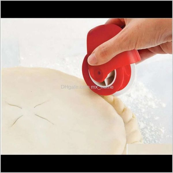 Bakeware Baking Bar Pastry Dining Home Garden2021 Noodle Maker Lattice Roller Docker Cutter Tool Kitchen Helper Diy Dough Cutting