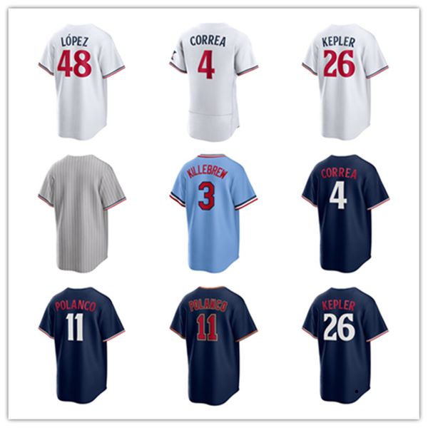 Custom Twins Baseball Jerseys 12 Kyle Farmer 47 Edouard Julien 30 Carlos Santana 19 Alex Kirilloff 13 Manuel Margot 82 Austin Martin