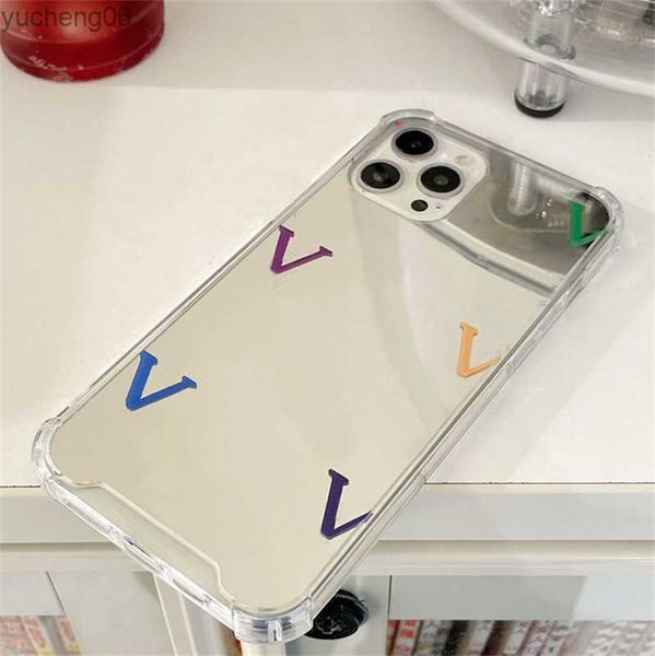 Designer Luxury Phone Case Mirror Classic Letter Print High Quality For iPhone 14 13 12 11 Pro Max 7 8 Plus Fashion Shockproof Phones Cases