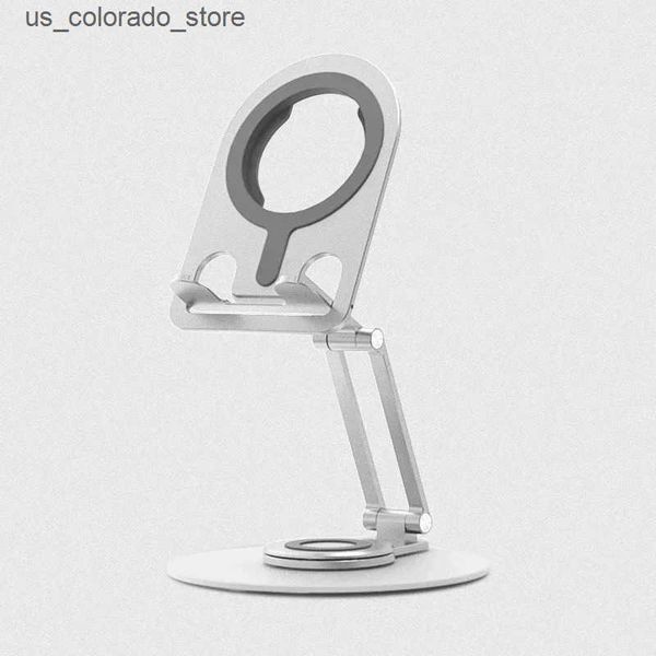 Cell Phone Mounts Holders Desk Rotatable Mobile Phone Stand Portable Holder Alloy Aluminum Bracket Support for IPhone 14 13 12 Pro Max IPad