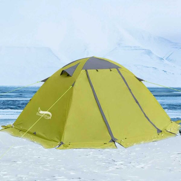 Desert Cam Tent with Snow Skirt Winter Type 2 Persons Warm Tents for Hiking Travelling 4 Seasons Outdoor pack TentXJ241217
