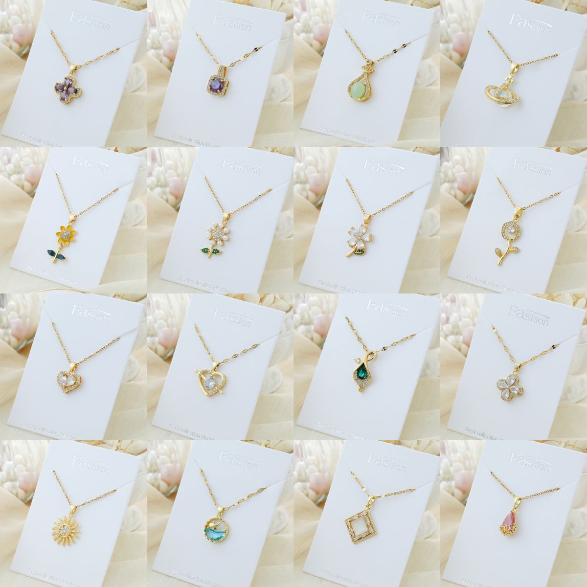 TEMU A Collection Of 60 Assorted Styles Featuring Rings, Bracelets, Necklaces, Earrings, Studs, And Anklets, With Pearls And Geometric Metal Designs,