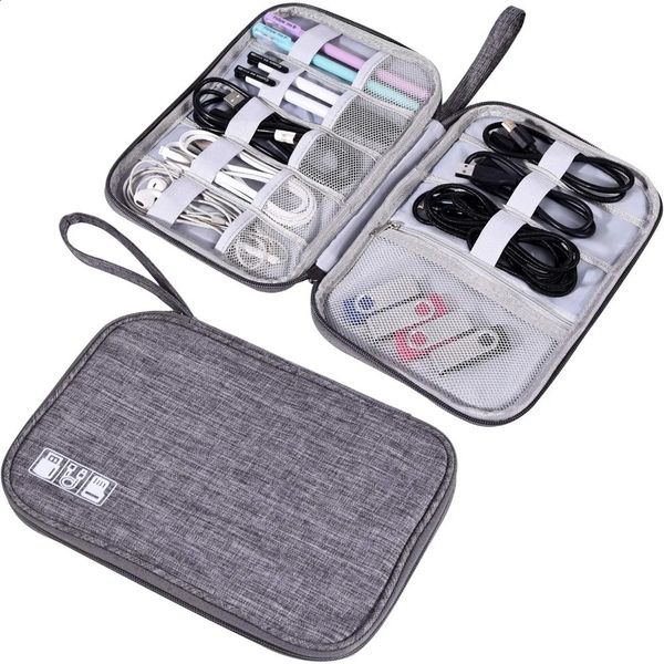 Electronics Organizer Bag Waterproof Carrying Pouch Travel Universal Cable Storage Accessories 241217