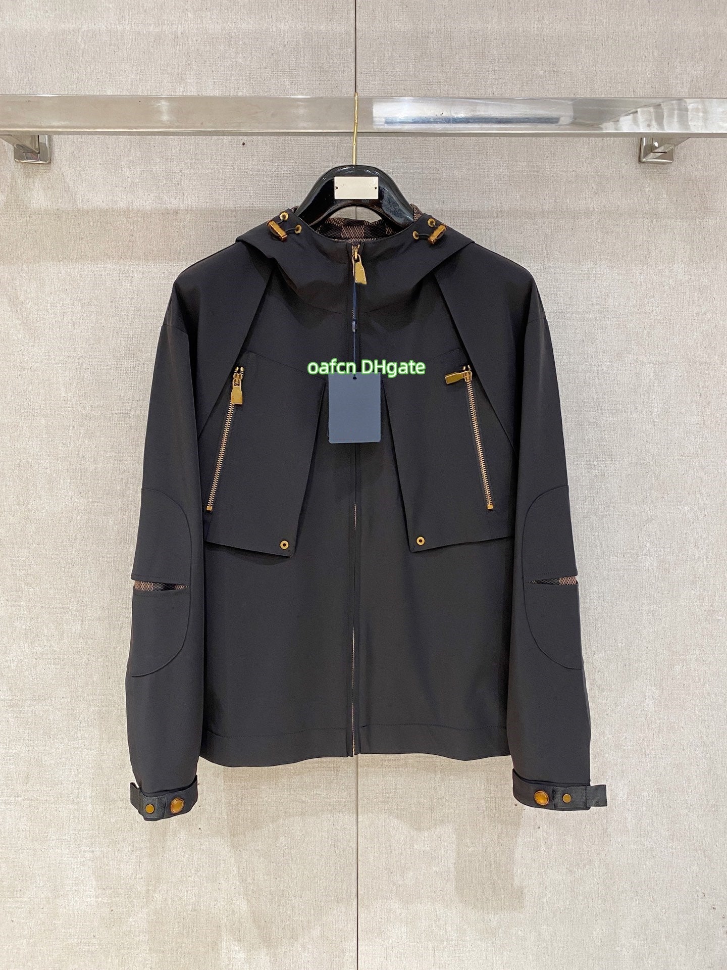 New Designers Mens jackets Thin Men&#039;s Women Wind Breaker Coat Zipper Hoodie Jacket Quick Drying Sport Luxury Autumn Slim Outerwear Clothing 746