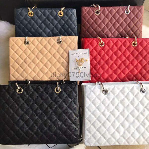 channelpurse chanalbag bag 10A super Original quality 35cm women chain luxurys designers gst Caviar Lambskin Real leather shopping tote bags
