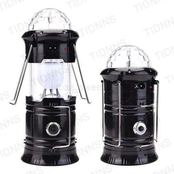 Rechargeable Portable Collapsible Camping Lantern Magic Ball RGB Light For Outdoor Tent Fishing Hiking EmergencyCL240722
