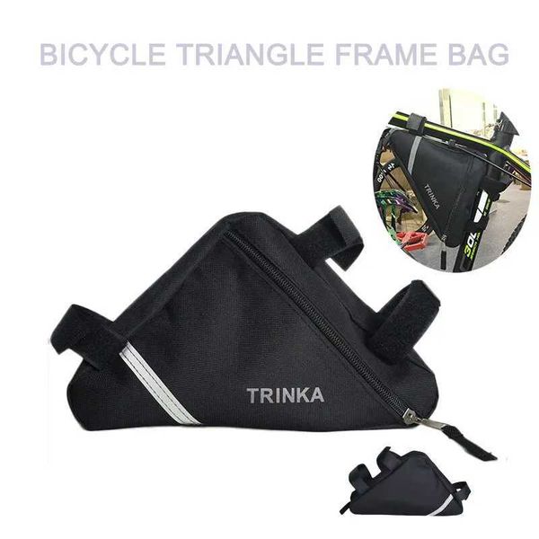 Bicycle triangle bag bicycle front frame handle waterproof bicycle bag bicycle accessories W241008 W241008