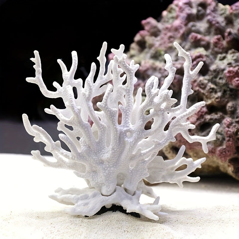 TEMU Pvc Simulation Coral Decoration For Aquarium, Imitating , Fish Tank Landscape, Party Simulation Ocean Plant Decoration, Suitable For Aquariums