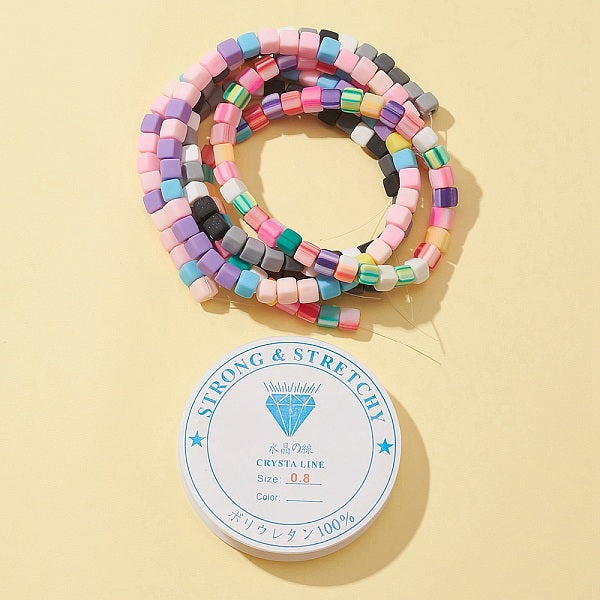 3 Strands 3 Style Handmade Polymer Clay Beads Strands