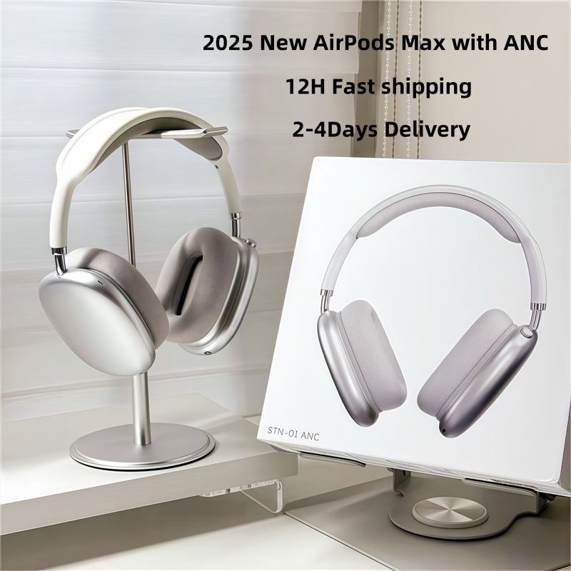 2025 For New apple Airpods Max 2 Gen Metal Wireless Headphone Accessories Transparent TPU Solid Silicone Waterproof Protective case AirPod Pro Maxs