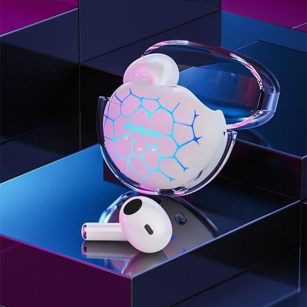 Original Lenovo LP80PRO Bluetooth 5.3 Wireless Magnetic Gaming Running Sports Earphone Luminous In-Ear Earplug With Waterproof Noise Canceli