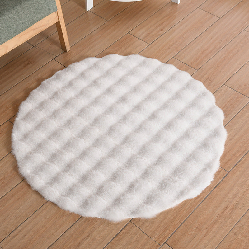 Round Bubble Carpet Dressing Table Chair Floor Mat Home Living Room Coffee Table Bedside Rattan Chair Foot Carpet