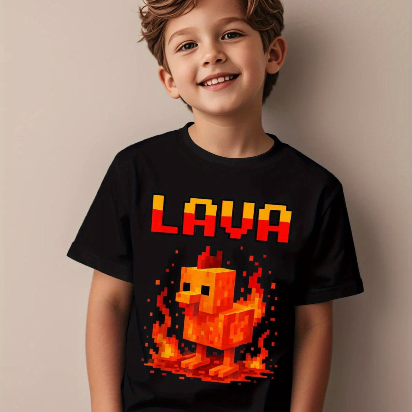 TEMU Funny Gaming Boys Game Novelty Awesome Graphic Kid Tshirt Popular Kid T Shirts Trendy Tees For Kid