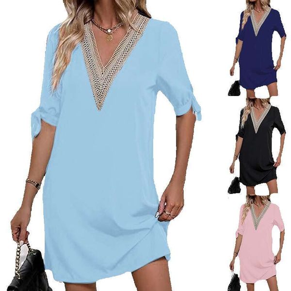 Shirt Best Saller Female Fashion Summer Printing Short Sleeve Casual Slim Streetwear Women Short Backless Couples Collar Blouse Street Activ