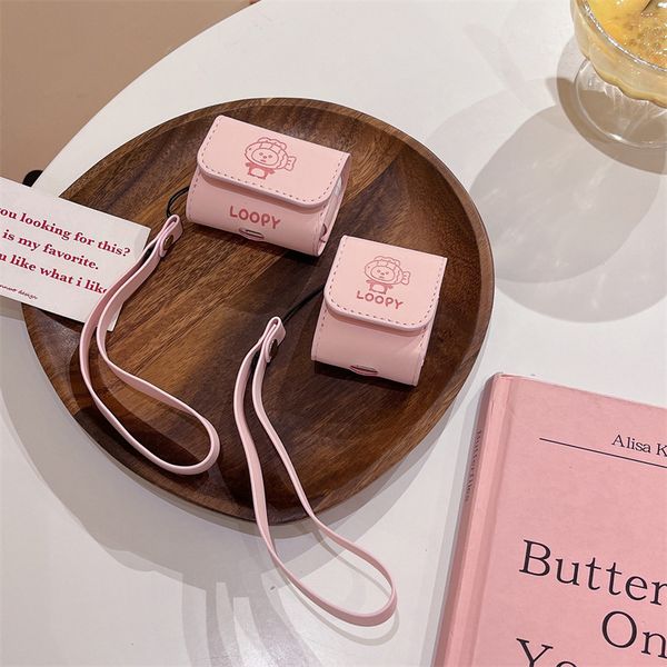 ddmygifts Head Beaver Suitable for Pro2 Bluetooth Wireless 1-2-3 Generation Earphone Cover Leather Soft Shell Female A