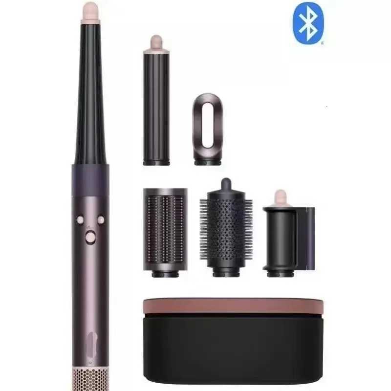 5-in-1 Multifunctional Hair Styling Tool HS08 Bluetooth Curling Iron Hair Dryer Straightener Brush for Home Salon Use Hair Rollers G250812