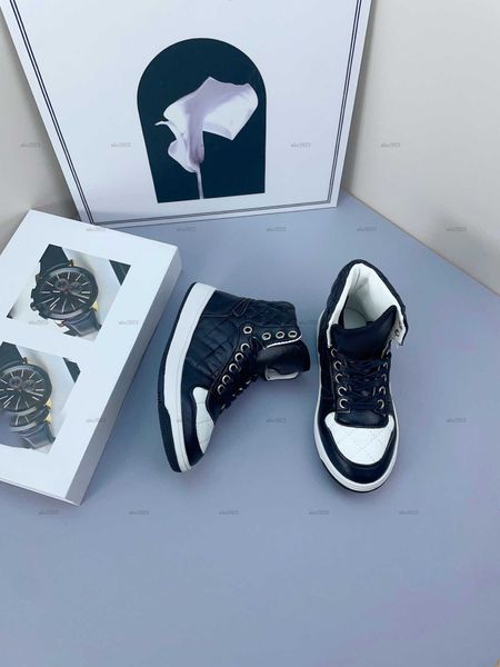 Classics Kids shoes baby sneakers size 26-35 Including Cardboard Box Color contrast symmetrical logo printing girls High Boots
